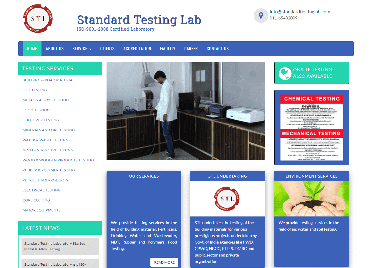 Standard Testing Lab